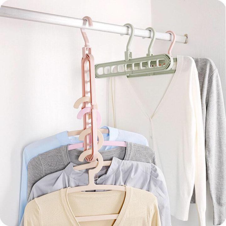 cindychen Multi-port Support Circle Clothes Hanger Clothes Drying Rack ...