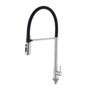 BAOKEMO 360 ° Rotating Kitchen Faucet With Silicone Universal Tube Multifunctional Single Cold Sink Faucet