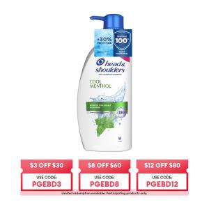 Head & Shoulders Cool Menthol Anti-Dandruff Shampoo 650ml