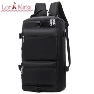 [Hàng Mới Về] Ba lô qua đêm hành lý nhiều túi Túi thể thao sức chứa lớn đa năng túi du lịch bằng vải thô cho thể dục thể thao