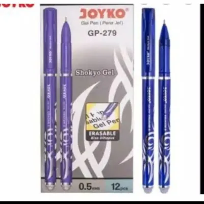 pen joyko 279 bisa hapus tintanya biru isi 12 pcs