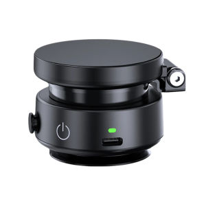 Vacuum Magnetic Phone Holder for Car Electric Vacuum Suction Magnetic Car Phone Mount 360 Degree Rotation Cell Phone Holder Adjustable Vacuum Magnetic Phone Stand for Smooth Surface