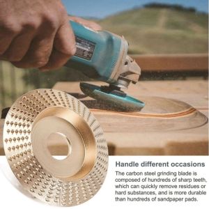 Mata Gerinda Serut Kayu Model CEMBUNG Listrik Parut Amplas Kikir Tungseng Gurinda Kayu Kepala Gergaji Permukaan CEMBUNG Cakram | Pembentuk Siku Bersudut Gurinda Gold Cup Wheel Mata Gerinda Kayu Carving Saw Grinda