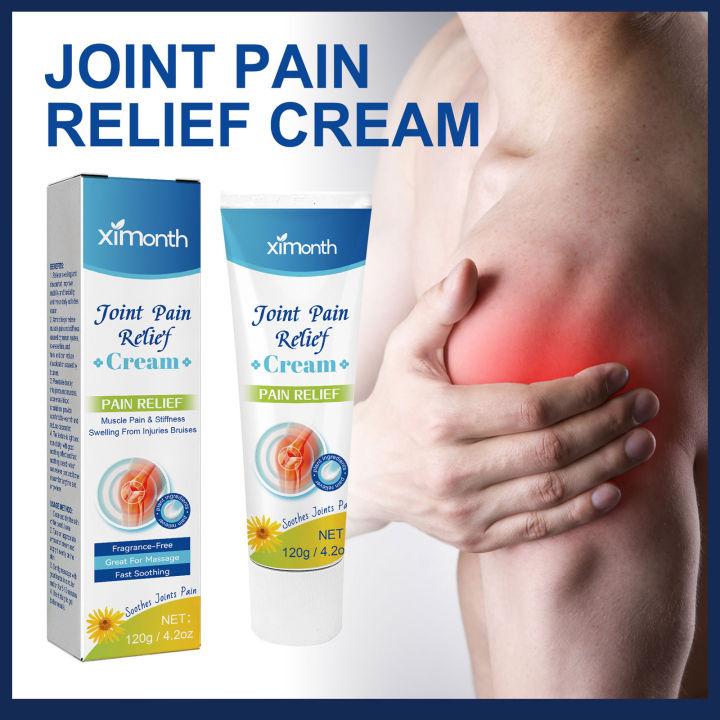 XiMonth Joint Pain Relief Cream Suitable For Muscle Pain Stiffness Swelling From Injuries Bruises Fragrance-Free Great For Massage Fast Soothing Sooth Joint Pain Relieve Discomfortable Reduce Discoloration From Bruising Health Care Cream