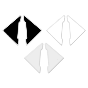 2 cái tạo kiểu cho xe cửa chống va chạm Bìa Silicone tai nạn cho bảo vệ phổ quát cửa tự động góc Bìa Scratch prote