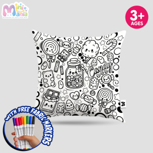 DIY Coloring Throwpillow - Mugmania Ph - Kids Coloring Pillow with FREE Fabric Markers