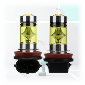 LED Fog Light H11/H8 – Dual Color Yellow & White 1500LM+ Waterproof 12V-24V Easy Install
