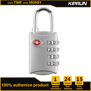 KIPRUN TSA อนุมัติตัวล็อคกระเป๋าการรวมกัน4หลักกระเป๋าเดินทางกันน้ำตัวล็อคกระเป๋ากุญแจคล้องกระเป๋า TSAการรวมกันกันน้ำสำหรับการเดินทางกระเป๋าเป้สะพายหลังกระเป๋าเดินทางกระเป๋าถือล็อกเกอร์