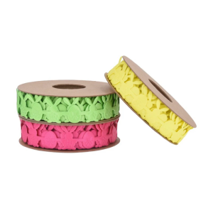 Easters Spring Ribbon Pastel Spring Color Crafts Ribbon Easters Fabric Ribbon Decors Decorative Wrapping Ribbon Rolls