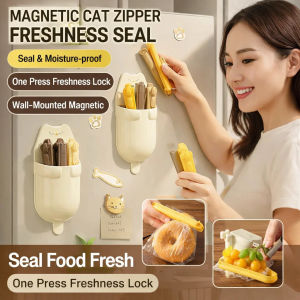 Magnetic Food Sealing Clip Reusable Cat Design Bag Clip for Snacks and Food Storage