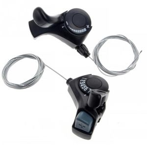 GURUNGMANI 3/7/21 Speed Universal Cycling Bicycle Derailleur SL-TX30 Handlebar Twist Grip MTB Bike Shift Levers Gear Shifter