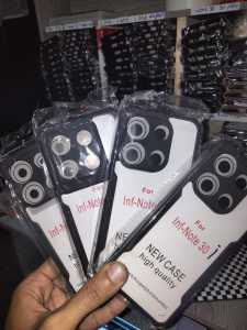 CASE CASING HP INFINIX NOTE 30 / 30i / 30 VIP / 30 PRO / NOTE 3 5G / NOTE 3 4G / Black Bumper Premium Case Armor Transparent MR CASE STORE