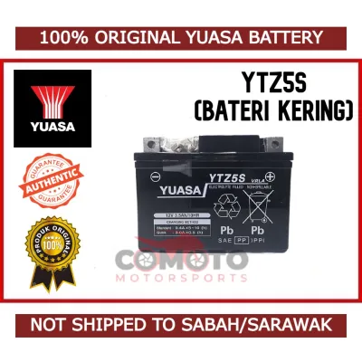 [DIJAMIN ORI] YUASA YTZ5S / YTZ5 KTM LC135(NEW) SRL WAVE Motorcycle Battery