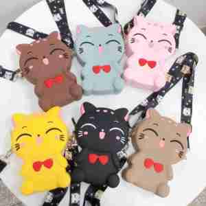 Tas Slempang Rubber Silikon tas slempang jumbo  New Lucu murah motif lucu