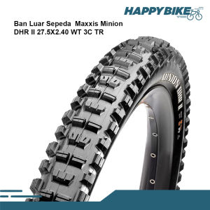 MAXXIS Ban Luar Sepeda MTB Minion DHR II 27.5 x 2.40 WT 3C TR Bicycle Outer Tires MTB