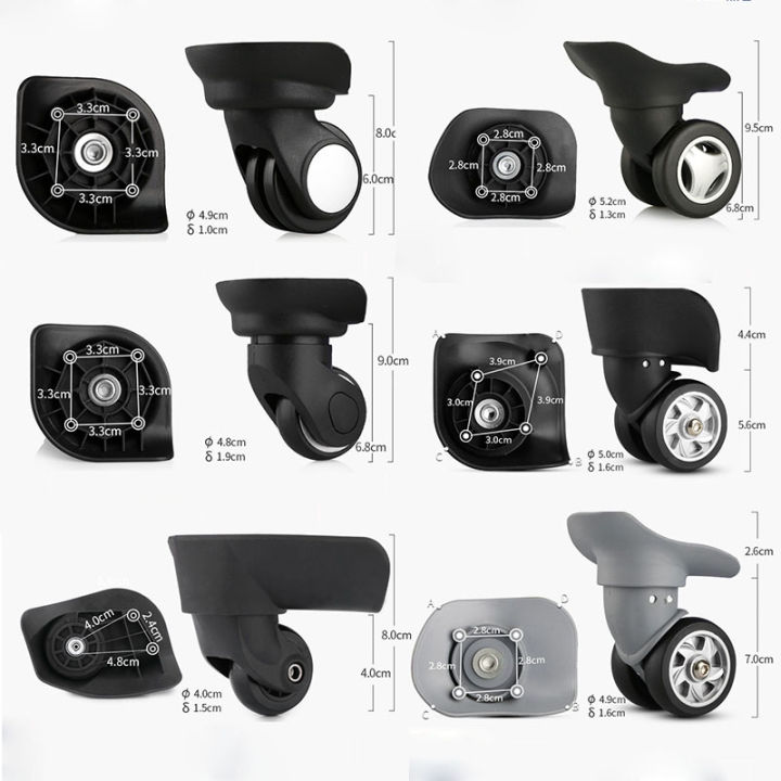 Spot luggage universal wheel repair accessories pull rod travel baggage