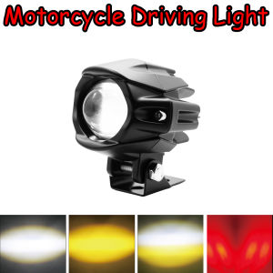 Universal Motorcycle LED Headlight Bulbs for HONDA/Yamaha/Ducati - High-Quality White/Yellow/Red Light