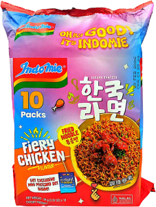 Indomie Korean Ramyeon Fiery Chicken Flavor Noodles