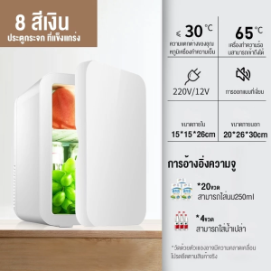 ตู้เย็นพกพาหลายฟังก์ชัน ตู้เย็นในหอพัก ตู้เย็นในรถยนต์ ใช้ได้ทั้งในรถและที่บ้าน มีทั้งระบบทำความเย็นและทำความร้อน