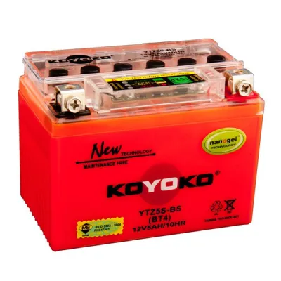 KOYOKO BATTERY YTZ5S-BS 12V5AH/10HR