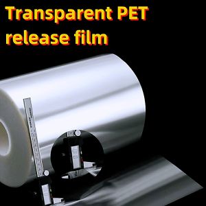 PET Release Film Transparent Plastic Sheet PVC Rigid Sheet PET Roll Polyester Release Film High Temperature Resistant Insulation Film