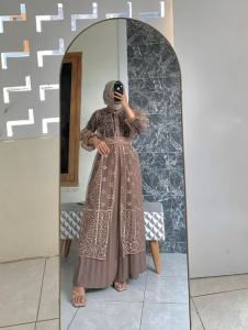 Azzura Outer Brukat /Outer Kondangan Outer Lebaran /Hanya Outer Sajah (Motif Brokat Random)