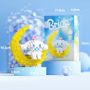 PAIFU Mini Building Blocks Bricks Toy For Kids 3D Diamond Astronaut Nano Block Cute Cartoon Decoration Micro Particles Compatible Brick Educational Toys Give Holiday Christmas Hello Kitty Gift Others