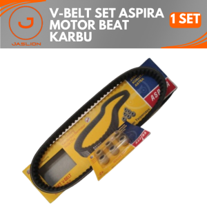 V-belt Vanbelt Set Plus Roller Aspira Motor Honda Beat Spacy Scoopy Karbu Vario 110 KVY/KVB