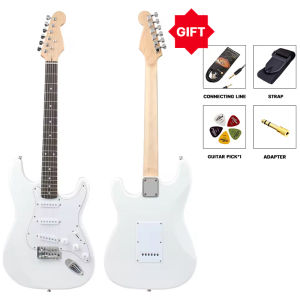 39 Inch Electric Guitar Rosewood Fingerboards with Amplifier  22 Frets ST Electric Guitar Set