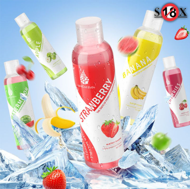 Fruits Fun Edible Fruit Lubricant 80ml Fruit Water Soluble Lubricant