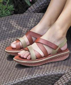 Camou - KEZIA Cider Sepatu Sandal Tali Belakang Sendal Wanita Full Karet Anti Licin Tali Tidak Mudah Putus Tahan Lama Tersedia Ukuran 36-40