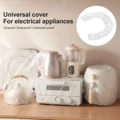 10pcs Furniture Plastic Cover Dust-proof Disposable Thicken Upgrade Drop Cloth for Electric Cooker Oven Electric Fan