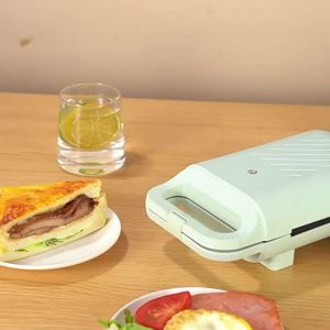 Sandwich Breakfast Maker Household Small Waffle Maker Light Food Machine Multi-Functional Toast Bread Slicer Cooking Egg Fryer [ Free Shipping ]