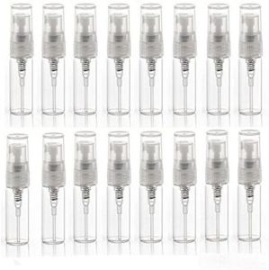 5pcs 2/3/5/10ml Mini Glass Perfume Spray Bottle Refillable Oil Bottles Portable Spray Empty Cosmetic Containers For Sample