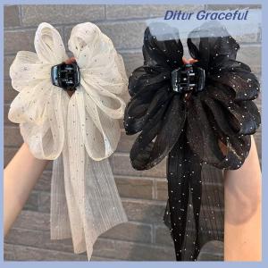 Ditur กิ๊บหนีบผมรูปโบว์ขนาดใหญ่สำหรับผู้หญิงเครื่องประดับผมแบบสวยเก๋