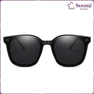 Suomi Big Square Frame Sunglasses for Women Men Trendy Shades Anti UV400 Eyewear Outdoor Fashion Eyeglasse