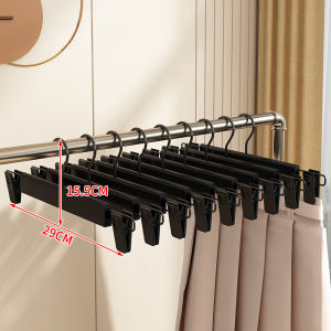 5Pcs Hanger with Clip Non-Slip Pants Hanger Jk Skirt Drying Clip Hanger Baju Clothes Hanger Pant Hanger