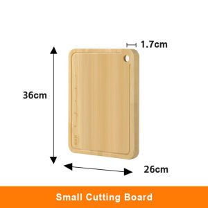 Bamboo Chopping Board Standing Wooden Cutting Board Kitchen Eco-Friendly Cutting Board for Chopping Meat Kitchen Papan Memotong