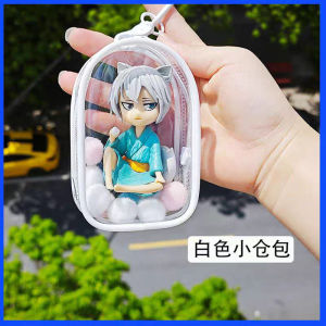 Doll Keychain Bag Pvc Transparant  Import 8mini Pouch/Travel Pouch/Pouch Tansparant / Charger Pouch (Tanpa Boneka)