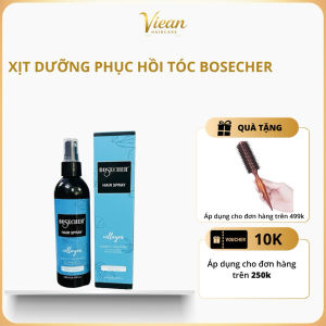 [CHÍNH HÃNG] Xịt dưỡng tóc Bosecher Collagen Italy phục hồi tóc hư tổn cấp ẩm bóng mượt 250ml