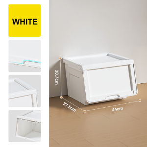 Citylife 40L Stackable Storage Box Front Opening Container Box Thickened Household Large Capacity Storage Box