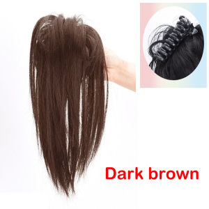 Synthetic Short Straight Wig Ponytail Waterfall Half Tie Hair Extension Claw Shaped Ponytail Extension