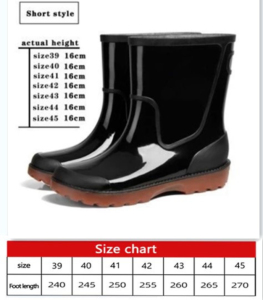 BOTA MENS RAINSHOES RAINBOOTS Premium Rain Boots Rain Shoes high tubes high quality rubber rain boots  (SIZE39-45)
