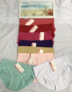 Quần Lót Nữ Thun Dệt - Lưng Cao 8107 Size (55-65Kg) Quần Chip Nữ thun dệt co dãn 4 chiều thoải mái bề mặt vải thoáng mềm xốp nhiều màu đẹp