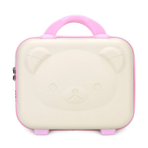 [SG Ready Stock] Little Bear 14 inch Luggage Mini Travel Suitcase with Password Lock Hand Carry Luggage Make Up Bag Portable Wear resistant Makeup Case