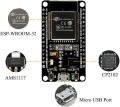 ESP-WROOM-32 ESP32 ESP-32S Development Board 2.4GHz Dual-Mode WiFi + Bluetooth Dual Cores Microcontroller Processor Integrated with Antenna RF AMP Filter AP STA Compatible with Arduino IDE (3PCS). 