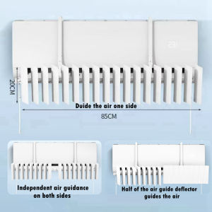 Adjustable Air Conditioner Deflector Windshield Cover  Universal AC Wind Block Durable Aircond Wind