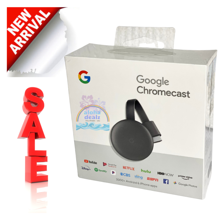 Google Chromecast 3rd Gen (Model: GA00439-US) | Lazada Philippines