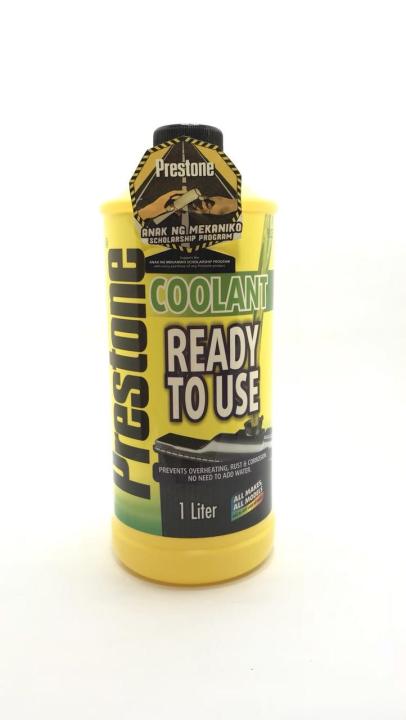 Prestone Coolant Ready To Use 1 Liter Green Color Lazada Ph