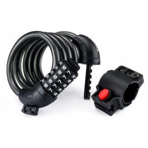 ARAFURA - TaffGUARD Gembok Sepeda Kode Angka 5 Digit - SJ008 - Black